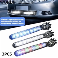 WONDE Rotation Fan Lamp, Rotation Fan Wind Powered Wind Powered Car LED Light, Light Decorative Net 