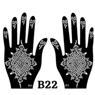 Sticker inai / Sticker Henna / Henna Stencil / Mehndi Stencil NEW DESIGN