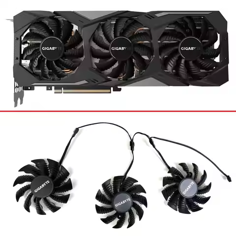 For GIGABYTE GeForce RTX 2060 RTX 2070 RTX 2080 SUPER GAMING OC GPU FAN 82MM T128015SU PLD09215S12H 
