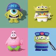 A4S148 AirPods Silicone case For Pro Gen1 2 3 Greenman Shinchan Vaseline i9s i11 i12