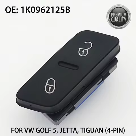1K0962125B Driver Side Central Door Lock Unlock Button Switch for VW Golf Jetta MK5 Tiguan CC 4-Pin 