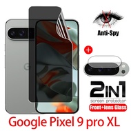 Privacy Hydrogel Film For Google Pixel 9 Pro XL Pixel9 9pro 9XL Anti Peep Screen Soft Protective Fil