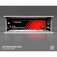 1:64 Diorama Advan Diecast Car Garage