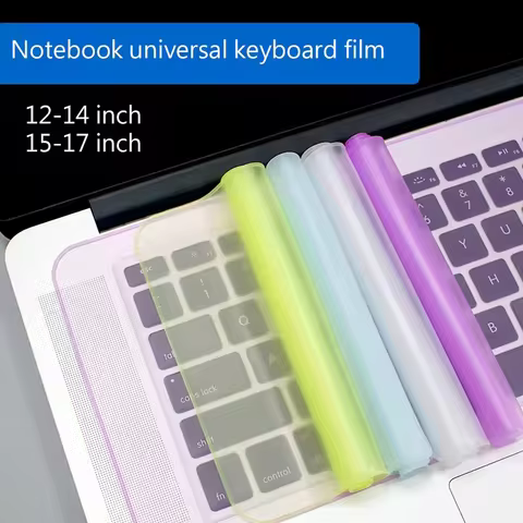 Universal Laptop Keyboard Film Waterproof Dustproof Soft Silicone Protector Film Cover Laptop Keyboa