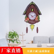 Cuckoo Clock Wall Clock Living Room Fashion Decoration Clock Children's Bedroom Time Telling Cuckoo 