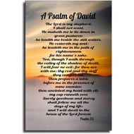 Artworks Posters Psalm  Wall Art a Psalm of David Posters Hd Canvas Print Posters Modern Home Decor 