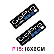 *READY STOCK* 2Pcs / Set GOPRO Waterproof Reflective Camera Sticker