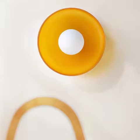 Classic Vintage Style LED Glass Ceiling Lamp G9 Source For Balcony Bedroom Living Room Indoor Room D