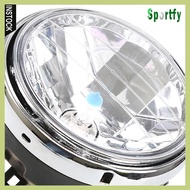 [lzdxwcke1] Motorcycle Chrome Halogen Front Headlight Lamp for CB400/ CB1300