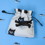 防水・【Pinkoi x SOU・SOU】盛載美好的魔法豆袋・躲貓貓・黑貓