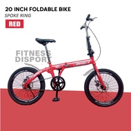 20 Inch Folding Bike Foldable Bicycle Cycling Bike Off-Road City Bicycle Road Bike Adult Children Bi