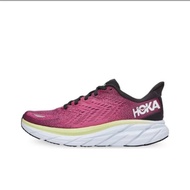 Original HOKA ONE ONE Clifton 8 Women Shock Absorption Running shoes wine red Size 36-40
