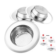 【S】廚房鋅盤 過濾網 不銹鋼濾網 頭髮過濾網 浴室 排水孔 地漏 不鏽鋼去水位網 隔渣網