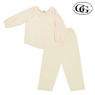 G&G ชุดนอน เสื้อแขนสั้นคอกลม กางเกงขายาว ผ้าคอตตอน EN4C013
