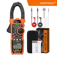 HOMTOOLS HM803 แคลมป์มิเตอร์ดิจิตอล เครื่องมือวัดกระแสไฟฟ้า AC/DC แรงดันไฟฟ้า พร้อมฟังก์ชันวัดความต้
