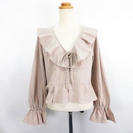 Furbo Blouse Shirt Bolero Jacket pink Ruffles Direct from Japan Secondhand