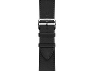 全新 Apple Watch Hermès - 45mm Noir Leather Single Tour Deployment Buckle 錶帶 Watch Band 45mm