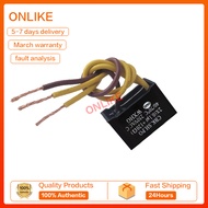 NEW Washing machine capacitor 2 (0.1uf+120 Ω) 250VAC 0.1uf+120r three wire D2 X2