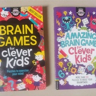 Preloved: BRAIN GAMES FOR CLEVER KIDS by Gareth Moore (₱150 EACH | Paperback)