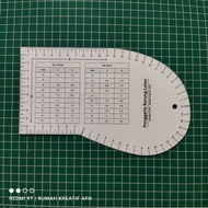 Penggaris Kerung Leher dari Kertas Tebal Duplex 350 Gsm