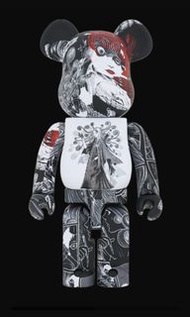 Bearbrick 1000%正版有全套盒只展示數次屬個人收藏伊藤潤二璇渦恐佈,
