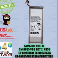 FOR SM NOTE FE EB-BN935ABE Battery SM-N935F/DS 3200mAh N935 BATERI BN930ABE BN935ABA 3200 Batery Not