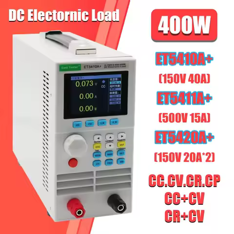 ET5410 DC Electronic Load Programmable ET5410A+ USB Power Supply 150V40A 400W Digital Load Battery T