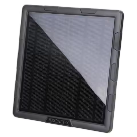 Trail Camera Solar Panel with DC Solar Battery Charger Kit 12V/6V Output Build-in 6000mAh Rechargeab