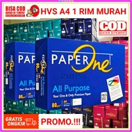HVS A4 1 RIM MURAH ISI 500 LEMBAR 80gram PAPERONE