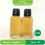 minyak atsiri cengkeh murni penyulingan clove pure essential oil 100% - 50 ml
