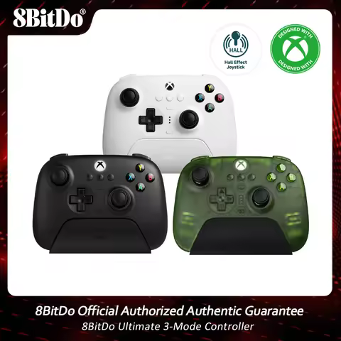 8BitDo Ultimate 3-mode Gaming Controller for Xbox Series X|S, Xbox One Windows, and Android With Hal