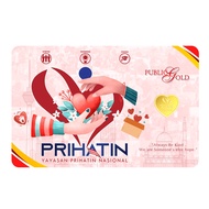 Public Gold Bullion Bar PG 1g (Au 999.9) - Prihatin Caring Heart