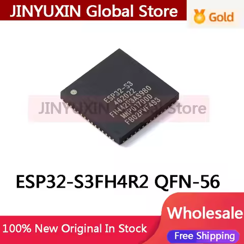 1-5Pcs ESP32-S3FH4R2 ESP32 S3FH4R2 ESP32-S3 QFN-56 IC in Stock Wholesale