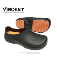 VINCENT Chef Clogs, Slip Resistant Shoes, Chef Shoes, Nurse Shoes -Non-slip &amp; Oil-proof Kitchen Chef Shoes for Men Hospital Operating Room Lab Medical Slippers Hotel Work Safety Shoes Size 39-48