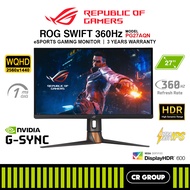 ASUS ROG Swift PG27AQN 27‑inch QHD 360Hz Ultrafast IPS Esports Gaming Monitor (3Yrs Warranty)