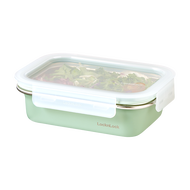 กล่องเก็บอาหารสแตนเลส LocknLock 316 กล่องใส่อาหารกลางวันในตู้เย็น กล่องใส่ผลไม้ กล่องเก็บอาหารสำหรับ