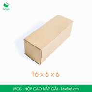 MC0 - 16x6x6 cm - 50 hộp cao - Hộp carton hộp gói hàng hộp nắp gài hộp quà | Magix Packaging