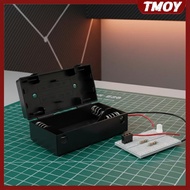 TMOY AA Battery Case AA Battery Box 1/2/3/4 Slot AA Battery Holder 14500 AA Storage Box DIY With Lea