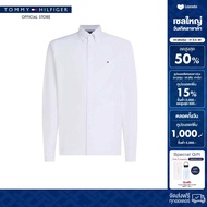 Tommy Hilfiger เสื้อ ผู้ชาย รุ่น MW0MW41250 YCF - สีขาว ทรง Regular