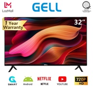 GELL 32inch smart tv & 24/32 inch tv flat screen smart tv sale Android LED TV Youtube & Netflix