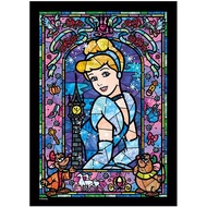 Tenyo Puzzle 266 Transparent Small Piece Stained Glass Disney Family Cinderella BF85756