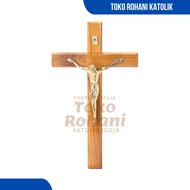 30 CM BRASS CORPUS HANGING CROSS CATHOLIC WALL CROSS/ JESUS STATUE CROSS/