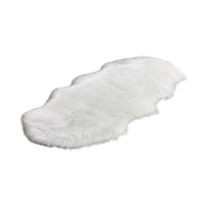 Plush Shaggy Rug ultrasoft Irregular Faux Bedside Carpet Nordic Design Plush Area Rug for Bedroom Li