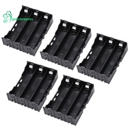 5 Pcs Black Plastic 3 x 3.7V 18650 Batteries 6 Pin Battery Holder Case
