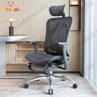 Ergonomic Chair Computer Chair Desk Chair Streamlined Seat Surface wuyanmin2.sg