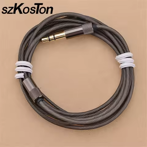 DIY Earphone Audio Cable 3.5mm Headset Cable Replacement Cable for Xiaomi Headphones Single Crystal 