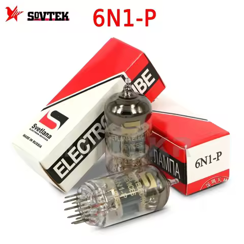 Svetlana 6N1-P 6N1P Vacuum Tube Upgrade ECC85 6H1N 6N1 HIFI Audio Valve Electronic Tube DIY Amplifie