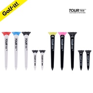 Tee Tour Import Tee Golf Panjang 80mm Pendek 45mm Tee Tahan Lama Tee Pemegang Bola Plastik