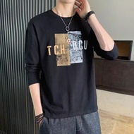 Special Offer 9.9 Yuan Nine Yuan 9 Cheap Men's Teenager Loose Large Size T-Shirt Long Sleeve 9 Yuan 