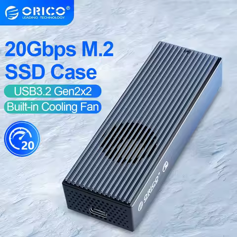 ORICO 20Gbps M.2 NVME SSD Case USB 3.2 Type-C Gen2 External Enclosure Aluminum M.2 NVMe SSD Adapter 